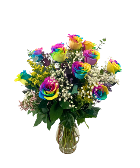 Moravian Premium Rainbow of Love Roses