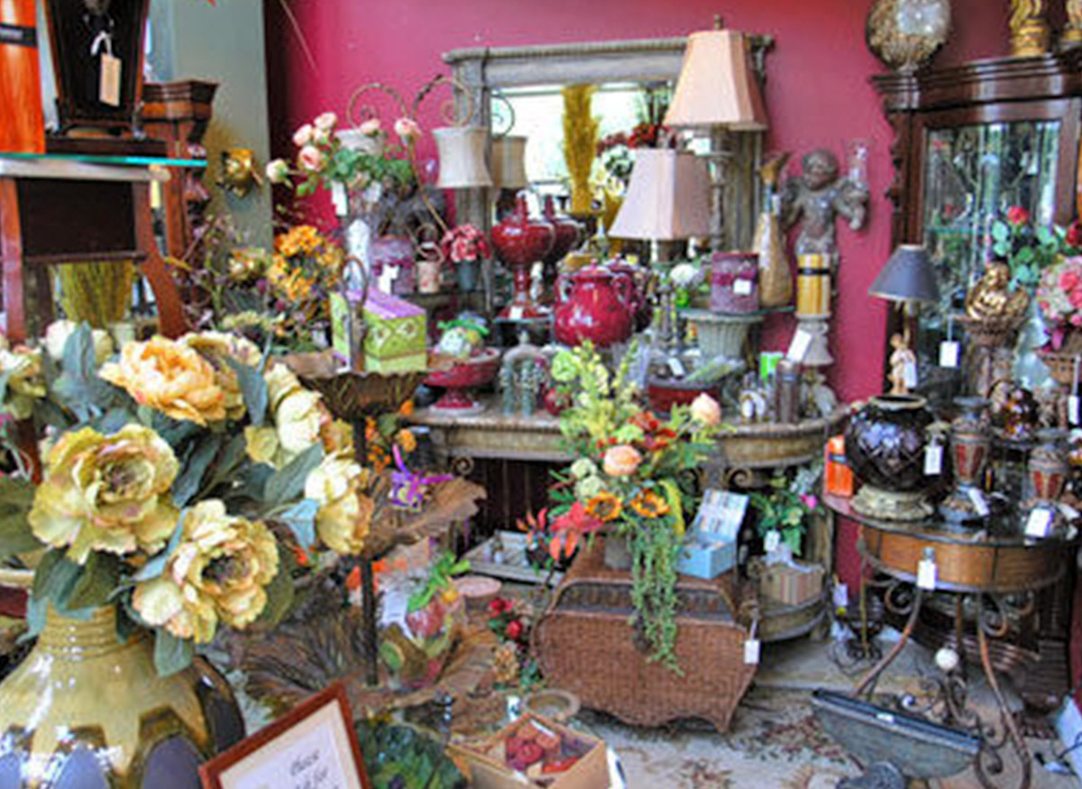 A wide range of colorful floral arrangements, awaiting their new home